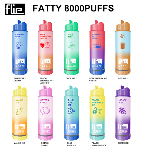 Original FLIEVAPE FATTY Rechargeable Disposable Vape Device 8000puffs 850mah (free shipping)