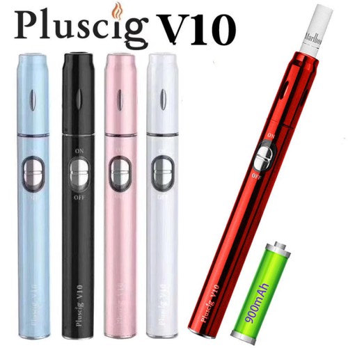 Original Pluscig V10 Heat Not Burn HNB Heating Stick Tobacco Device 900mAh Compatible With IQOS Stick free shipping